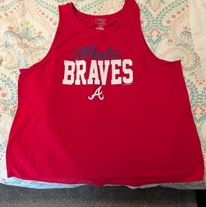 5th & Ocean MLB Atlanta Braves Baseball Sleeveless Tank Top Size XL